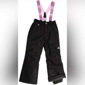 Girls SZ 10-12 Ski Bib with adjustable straps